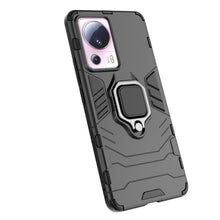 Заредете изображение във визуализатора на галерията – Ring Armor case for Xiaomi 13 Lite armored cover magnetic holder ring black
