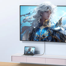 Заредете изображение във визуализатора на галерията – Baseus BS-OH064 8K 60Hz USB-C - HDMI cable 1.5m - black
