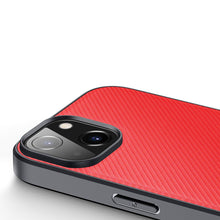 Заредете изображение във визуализатора на галерията – Dux Ducis Fino case cover made of nylon material iPhone 14 red
