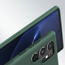 Заредете изображение във визуализатора на галерията – Nillkin Super Frosted Shield Pro durable cover for Samsung Galaxy S22 Ultra green
