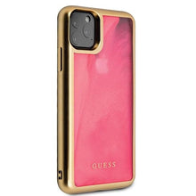 Заредете изображение във визуализатора на галерията – Guess GUHCN65GLTRPI iPhone 11 Pro Max pink/pink hard case Glow in the Dark Sand Matte
