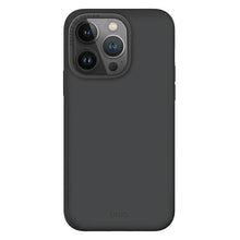 Заредете изображение във визуализатора на галерията – Uniq case Lino Hue iPhone 14 Pro 6.1" Magclick Charging grey/charcoal grey
