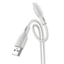 Заредете изображение във визуализатора на галерията – Borofone Cable BX99 Method - USB to MicroUSB - 2,4A 1 metre grey
