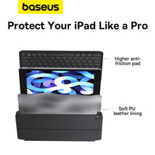 Заредете изображение във визуализатора на галерията – Baseus Brilliance Series keyboard case for iPad 10.2'' (2019/2020/2021) + USB-C cable - black

