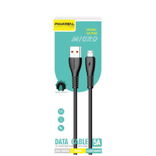 Заредете изображение във визуализатора на галерията – PAVAREAL cable USB to Micro 5A PA-DC99M 1 m. black
