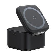 Заредете изображение във визуализатора на галерията – Baseus BS-W531 MagSafe / Qi USB-C 20W wireless charger - black
