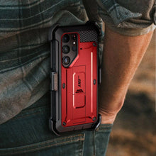 Заредете изображение във визуализатора на галерията – Unicorn Beetle Pro Supcase case for Samsung Galaxy S24 Ultra - red
