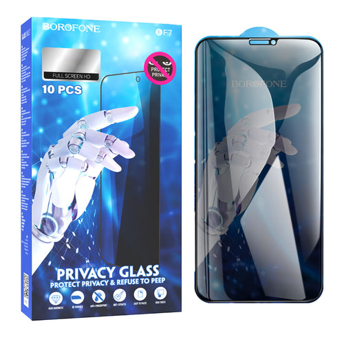 Borofone Tempered glass BF7 Diamond Armor Full Screen Anti-spy for Iphone XS Max/11 Pro Max