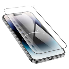 Заредете изображение във визуализатора на галерията – Borofone Tempered glass BF6 Diamond Armor Full Screen HD for Iphone 14 Pro Max
