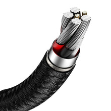 Заредете изображение във визуализатора на галерията – Baseus Cable Cafule Metal - USB to Type C - 66W 0,25 metres (CAKF000001) black
