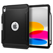 Заредете изображение във визуализатора на галерията – Spigen RUGGED ARMOR IPAD 10.9 2022 MATTE BLACK
