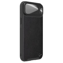 Заредете изображение във визуализатора на галерията – Nillkin CamShield Leather S Case iPhone 14 Plus cover with camera cover black
