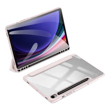 Заредете изображение във визуализатора на галерията – Dux Ducis Toby case with flip stand for Samsung Galaxy Tab S9 FE - pink
