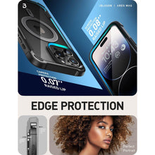 Заредете изображение във визуализатора на галерията – Supcase IBLSN ARES MAG MAGSAFE IPHONE 15 PRO BLACK
