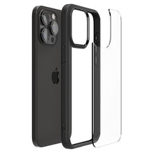 Заредете изображение във визуализатора на галерията – Spigen Crystal Hybrid, matte black - iPhone 15 Pro
