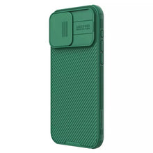 Заредете изображение във визуализатора на галерията – Nillkin CamShield Pro PC+TPU Case for Iphone 15 Pro Max green
