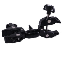 Заредете изображение във визуализатора на галерията – Double-sided clamp holder for the camera - black
