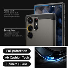 Заредете изображение във визуализатора на галерията – SPIGEN Tough Armor for SAMSUNG S23 ULTRA gunmetal
