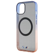 Заредете изображение във визуализатора на галерията – Original Case BMW Gradient Bumper MagSafe Hardcase BMHMP15SHTGE for Iphone 13/14/15 Grey
