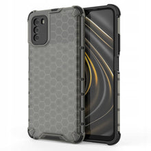 Заредете изображение във визуализатора на галерията – Honeycomb armored case with a gel frame for Xiaomi Poco M3 / Redmi 9T black
