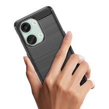 Заредете изображение във визуализатора на галерията – Carbon Case silicone case for OnePlus Ace 2V/OnePlus Nord 3 - black
