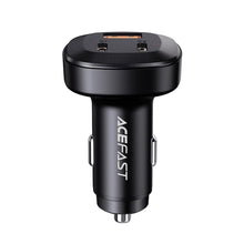 Заредете изображение във визуализатора на галерията – Acefast car charger usb a + 2 x typ c qc4.0 pd66w pps afc fcp b3 black
