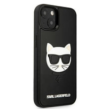 Заредете изображение във визуализатора на галерията – Karl Lagerfeld KLHCP13MCH3DBK 13 6,1" czarny/black hardcase 3D Rubber Choupette
