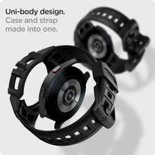 Заредете изображение във визуализатора на галерията – Spigen rugged armor ”pro” for samsung galaxy watch 4 / 5 44mm charcoal grey - TopMag
