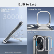 Заредете изображение във визуализатора на галерията – ESR CLASSIC KICKSTAND HALOLOCK MAGSAFE IPHONE 15 CLEAR
