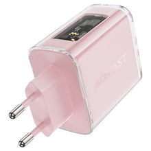 Заредете изображение във визуализатора на галерията – Acefast charger GaN 65W 3 ports (1xUSB, 2xUSB C) green (A45)
