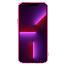 Заредете изображение във визуализатора на галерията – Vennus Silicone Heart Case for Iphone 14 Plus design 1 fuchsia
