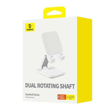 Заредете изображение във визуализатора на галерията – BASEUS Seashell folding tablet stand White BS-HP009

