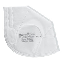 Заредете изображение във визуализатора на галерията – Face mask ffp2 kn95 without filter - multipack 10pcs/bag - TopMag
