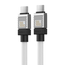 Заредете изображение във визуализатора на галерията – BASEUS cabel Type C to Type C CoolPlay Fast Charging 100W 2m white CAKW000302
