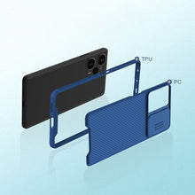 Заредете изображение във визуализатора на галерията – Xiaomi Redmi Note 12 Turbo / Xiaomi Poco F5 Armor Case with Camera Cover Nillkin CamShield Pro Case - Black
