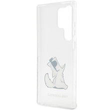 Заредете изображение във визуализатора на галерията – Karl Lagerfeld KLHCS23LCFNRC S23 Ultra S918 transparent hardcase Choupette Fun

