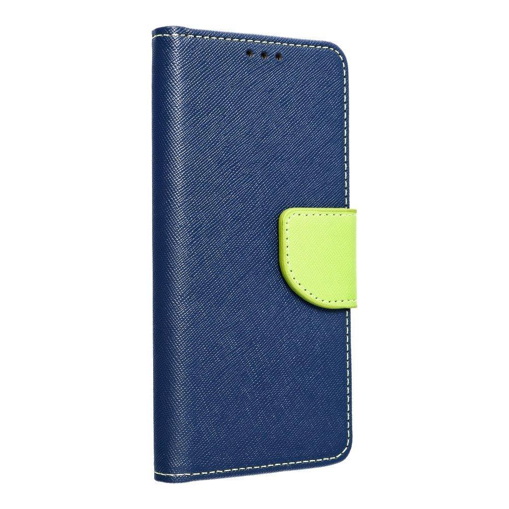 Fancy Book case for IPHONE 12 / 12 PRO navy/lime - TopMag