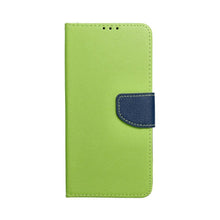Заредете изображение във визуализатора на галерията – Fancy калъф тип книга -iphone xr lime / navy - TopMag

