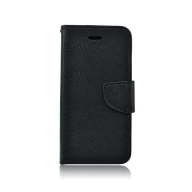 Fancy калъф тип книга за iPhone 4/4s черен - TopMag