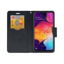 Заредете изображение във визуализатора на галерията – Fancy калъф тип книга за samsung a50 / a50s / a30s черен - TopMag
