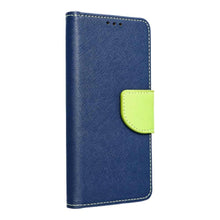 Заредете изображение във визуализатора на галерията – Fancy book case for samsung a53 5g navy / lime - TopMag
