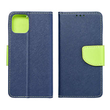 Заредете изображение във визуализатора на галерията – Fancy book case for samsung a53 5g navy / lime - TopMag
