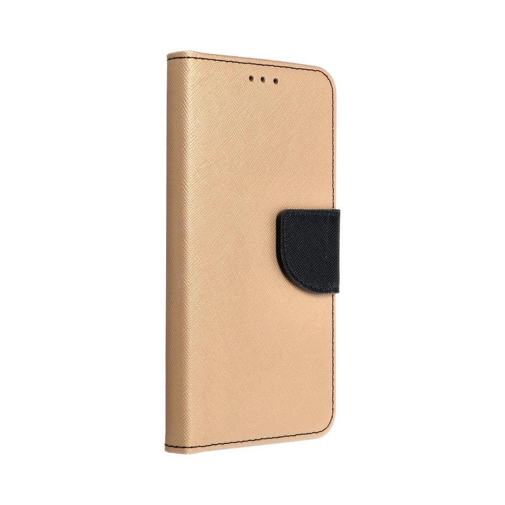 Fancy калъф тип книга за samsung m22 black / gold - TopMag
