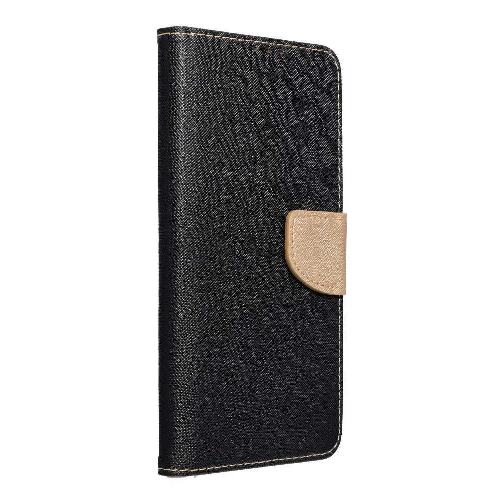 Fancy book for samsung s22 black / gold - TopMag