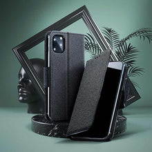 Заредете изображение във визуализатора на галерията – Fancy калъф тип книга за xiaomi 12 / 12x black - TopMag
