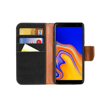 Заредете изображение във визуализатора на галерията – Калъф тип книга Canvas за samsung j4+ (j4 plus) черен - само за 12.99 лв

