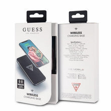 Заредете изображение във визуализатора на галерията – Fast wireless charger qi guess guwcp850tlbk 1a black - TopMag

