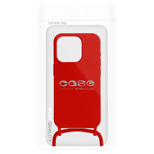 Заредете изображение във визуализатора на галерията – Strap Silicone Case for Iphone 13 Pro Max design 1 red
