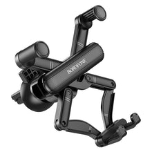 Заредете изображение във визуализатора на галерията – Borofone Car holder BH78 Point gravity, air vent mount black
