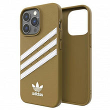 Заредете изображение във визуализатора на галерията – Adidas OR Moulded PU iPhone 13 Pro Max 6,7" beżowo-złoty/beige-gold 47807
